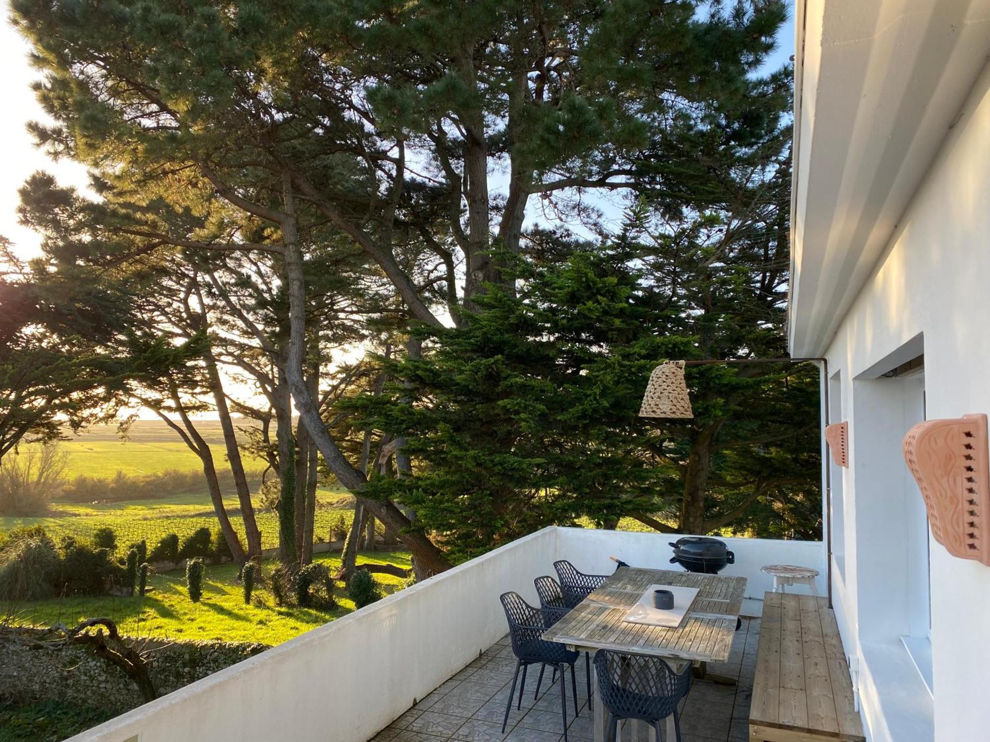 Villa Vieilles Vignes Vue Mer Billiers Exterior foto