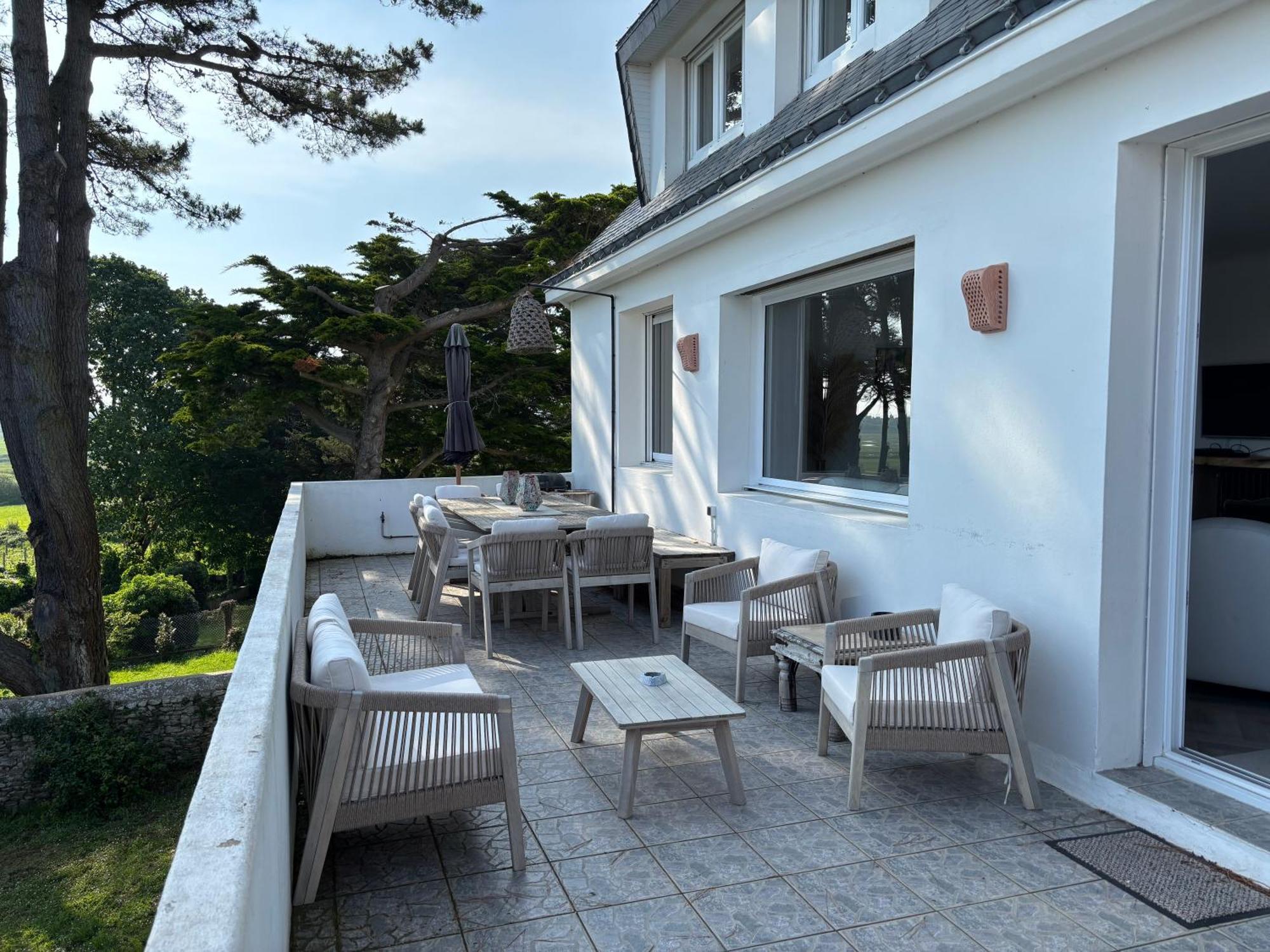 Villa Vieilles Vignes Vue Mer Billiers Exterior foto